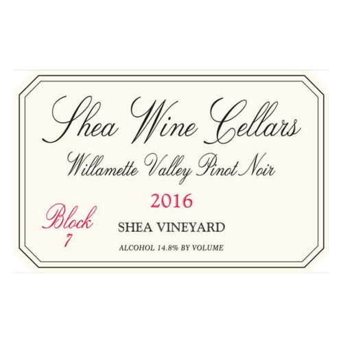 Product image for Shea Wine Cellars Pinot Noir Block 7 Willamette Valley 2023 750ml