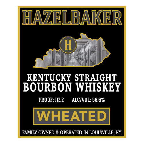 Product image for Hazelbaker 6 Years Old Wheated Kentucky Straight Bourbon Whiskey 750ml