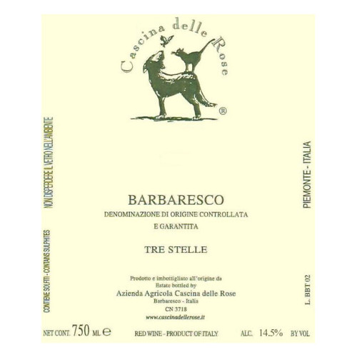 Product image for Cascina delle Rose Barbaresco Tre Stelle 2023 750ml