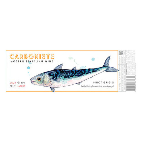 Product image for Carboniste Brut Nature Pét Nat Pinot Grigio Modern Sparkling Wine 2023 750ml