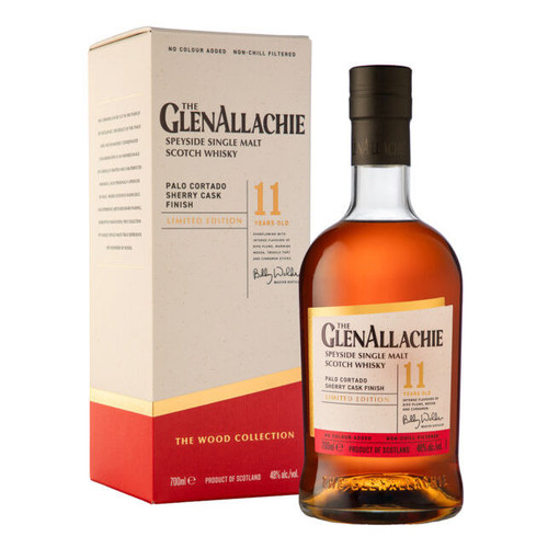 Product image for GlenAllachie 11 Years Old Limited Edition Palo Cortado Sherry Cask Finish Speyside Single Malt Scotch Whisky 700ml
