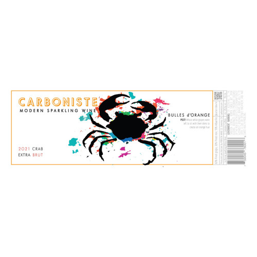 Product image for Carboniste Bulles d'Orange Extra Brut California (Crab Label) 2024 750ml