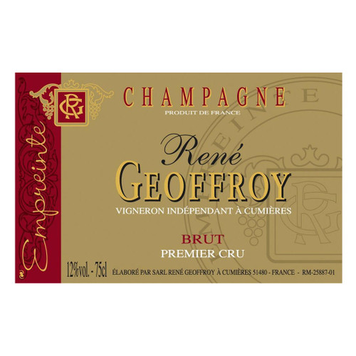 Product image for Champagne R. Geoffroy Champagne 1er Cru Brut Empreinte 2015 375ml