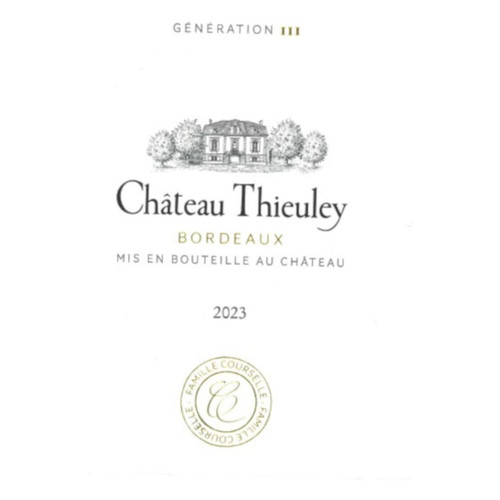 Product image for Château Thieuley Bordeaux Blanc Generation III 2025 750ml