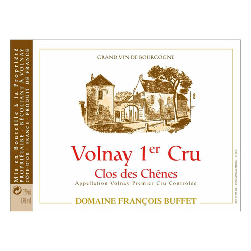 Product image for François Buffet Volnay 1er Cru Clos des Chenes 2023 750ml