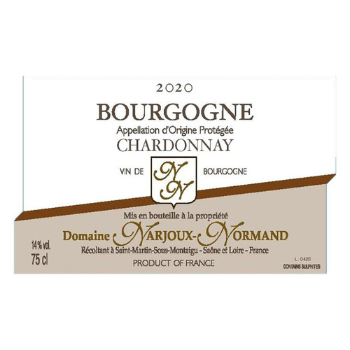 Product image for Domaine Narjoux-Normand Bourgogne Blanc 2023 750ml
