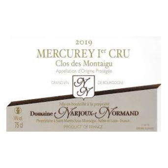 Product image for Domaine Narjoux-Normand Mercurey 1er Cru Clos Des Montaigu 2023 750ml