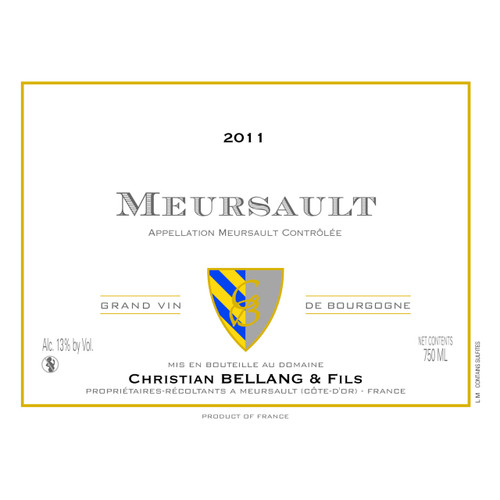 Product image for Bellang Christian et fils Meursault 2023 750ml