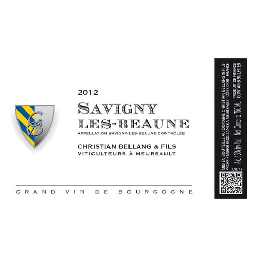 Product image for Bellang Christian et fils Savigny Les Beaune White 2022 750ml