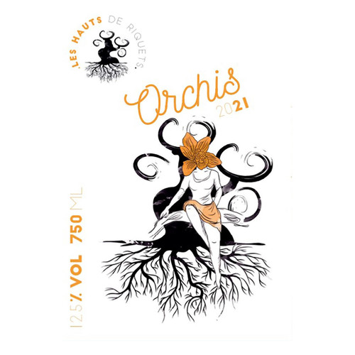 Product image for Les Haut de Riquets Côtes de Duras Orchis Blanc 2021 750ml
