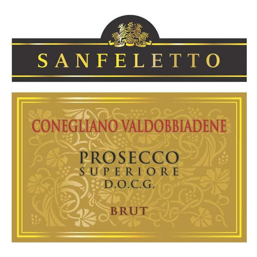 Product image for Sanfeletto Conegliano Valdobbiadene Prosecco Superiore Brut 1.5L