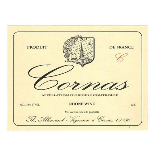 Product image for Thierry Allemand Cornas C 2023 750ml