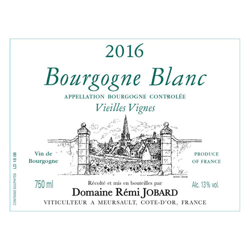 Product image for Domaine Rémi Jobard Bourgogne Blanc Vieilles Vignes 2024 750ml