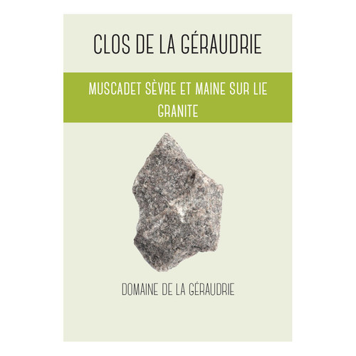 Product image for Domaine de la Geraudrie Muscadet Sèvre-et-Maine Sur Lie Clos De La Geraudrie Granite 2025 750ml