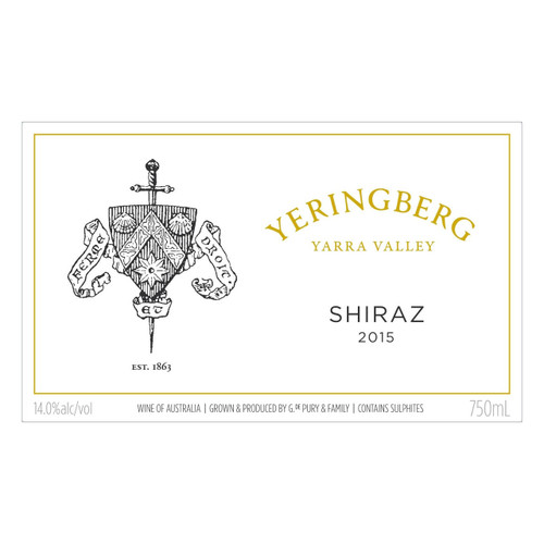 Product image for Yeringberg Shiraz Yarra Valley 2021 750ml