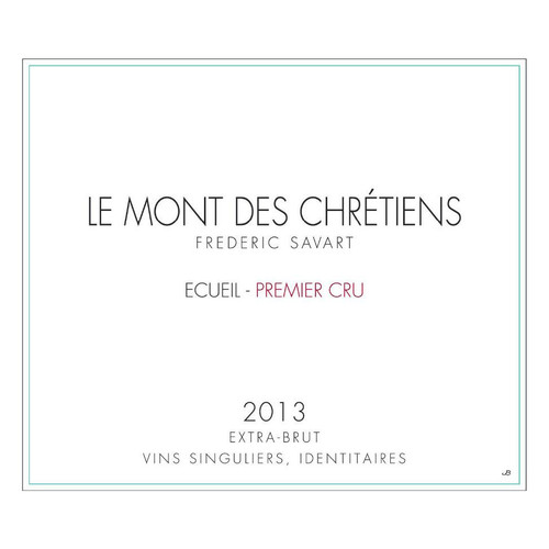 Product image for Frederic Savart Champagne Le Mont des Chrétiens Ecueil-1er Cru Extra Brut 2022 750ml
