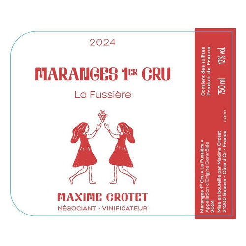 Product image for Maxime Crotet Maranges 1er Cru La Fussière 2025 750ml