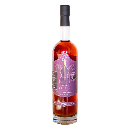 Product image for Fiddler 8 Years Old Antique High-Rye Mash Bill Straight Rye Whiskey 750ml