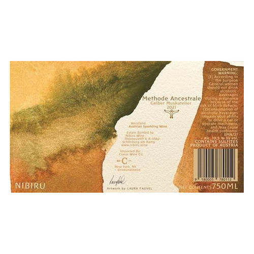 Product image for Nibiru Weinland Methode Ancestrale Gelber Muskateller 2025 750ml