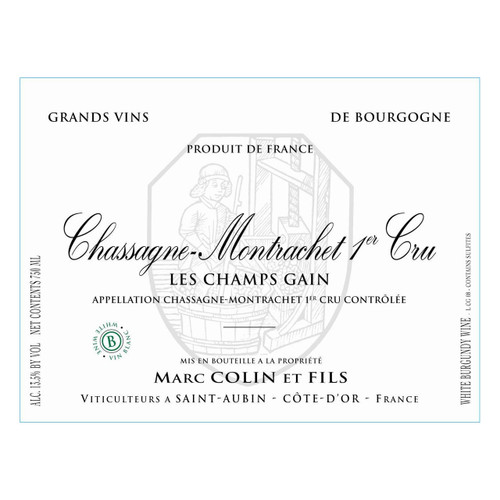Product image for Marc Colin Chassagne-Montrachet 1er Cru Les Champs Gain 2023 750ml