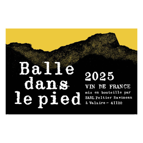 Product image for Peltier Ravineau Balle Dans Le Pied Blanc 2025 750ml