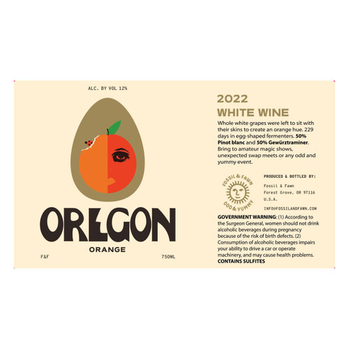 Product image for Fossil & Fawn Orange Oregon 2025 750ml