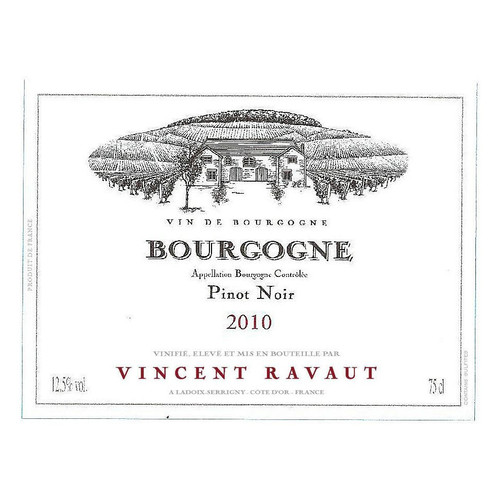 Product image for Domaine Vincent Ravaut Bourgogne Pinot Noir 2024 750ml