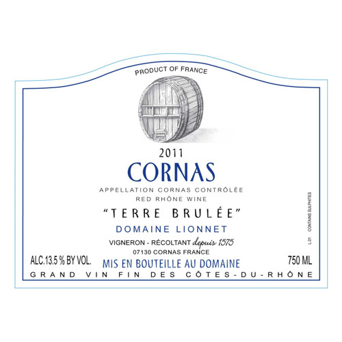 Domaine Lionnet Cornas Terre Brulee 2023 750ml