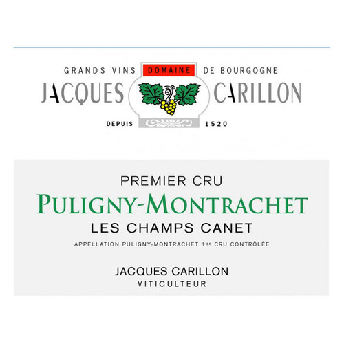 Jacques Carillon Puligny-Montrachet 1er Cru Les Champs Canet 2024 750ml