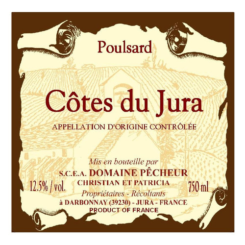 Domaine Pecheur Cotes du Jura Poulsard 2025 750ml