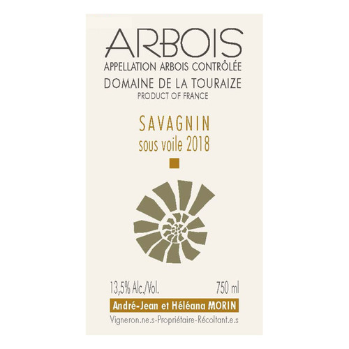 Domaine de la Touraize Arbois Savagnin Sous Voile 2022 750ml