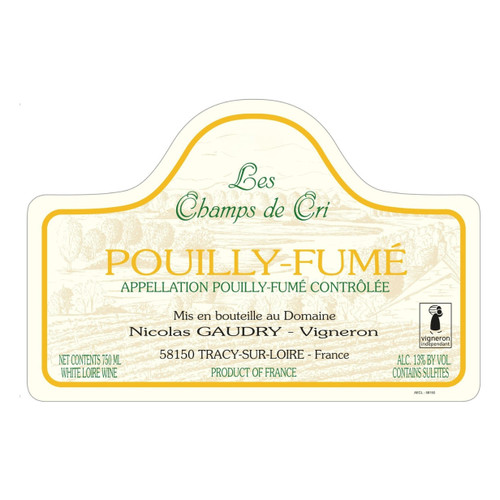 Nicolas Gaudry Pouilly-Fume Les Champs de Cri 2025 375ml
