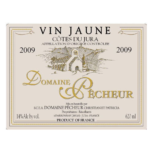 Domaine Pecheur Cotes du Jura Vin Jaune 2018 620ml