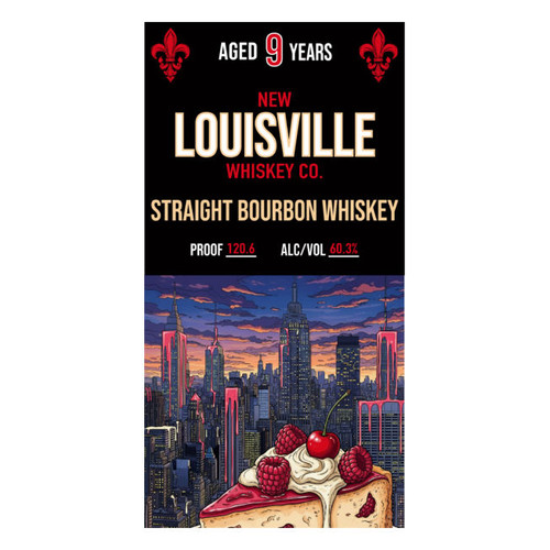Product image for New Louisville Whiskey Co. Barrel #B1254 9 Years Old Straight Bourbon Whiskey 750ml