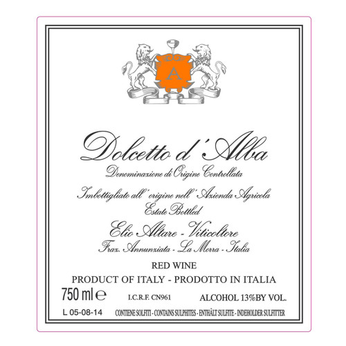 Product image for Elio Altare Dolcetto d'Alba Estate Bottled 2025 750ml