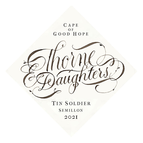 Product image for Thorne & Daughters Sémillon Tin Soldier Western Cape 2023 750ml