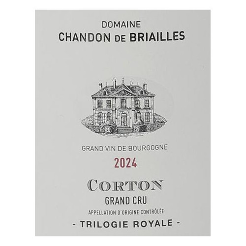 Product image for Domaine Chandon de Briailles Corton Grand Cru Trilogie Royale 2024 750ml