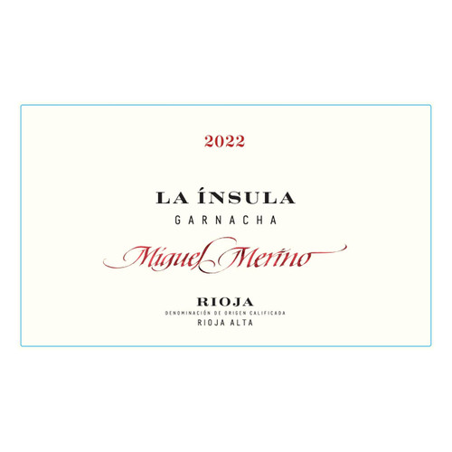 Product image for Miguel Merino Rioja Alta Garnacha La Ínsula 2023 750ml