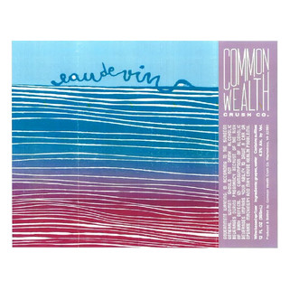 Common Wealth Crush Co. Eau de Vin Spritzer NV 12oz