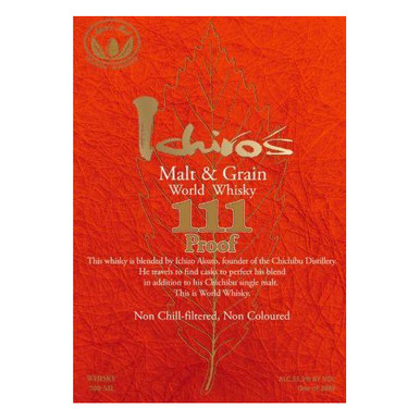 Ichiro's Malt Malt & Grain Not Chill Filtered World Whiskey (Red
