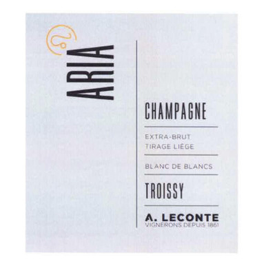 2019 Champagne Alexis Leconte Extra-Brut Blanc De Blancs Aria