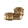 3/8" Male Flare x 1/4" Female Pipe Thread Brass 90° Elbow.