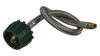 RV Type 1 X Inv. Flare Pigtail with Stainless Steel Overbraid
