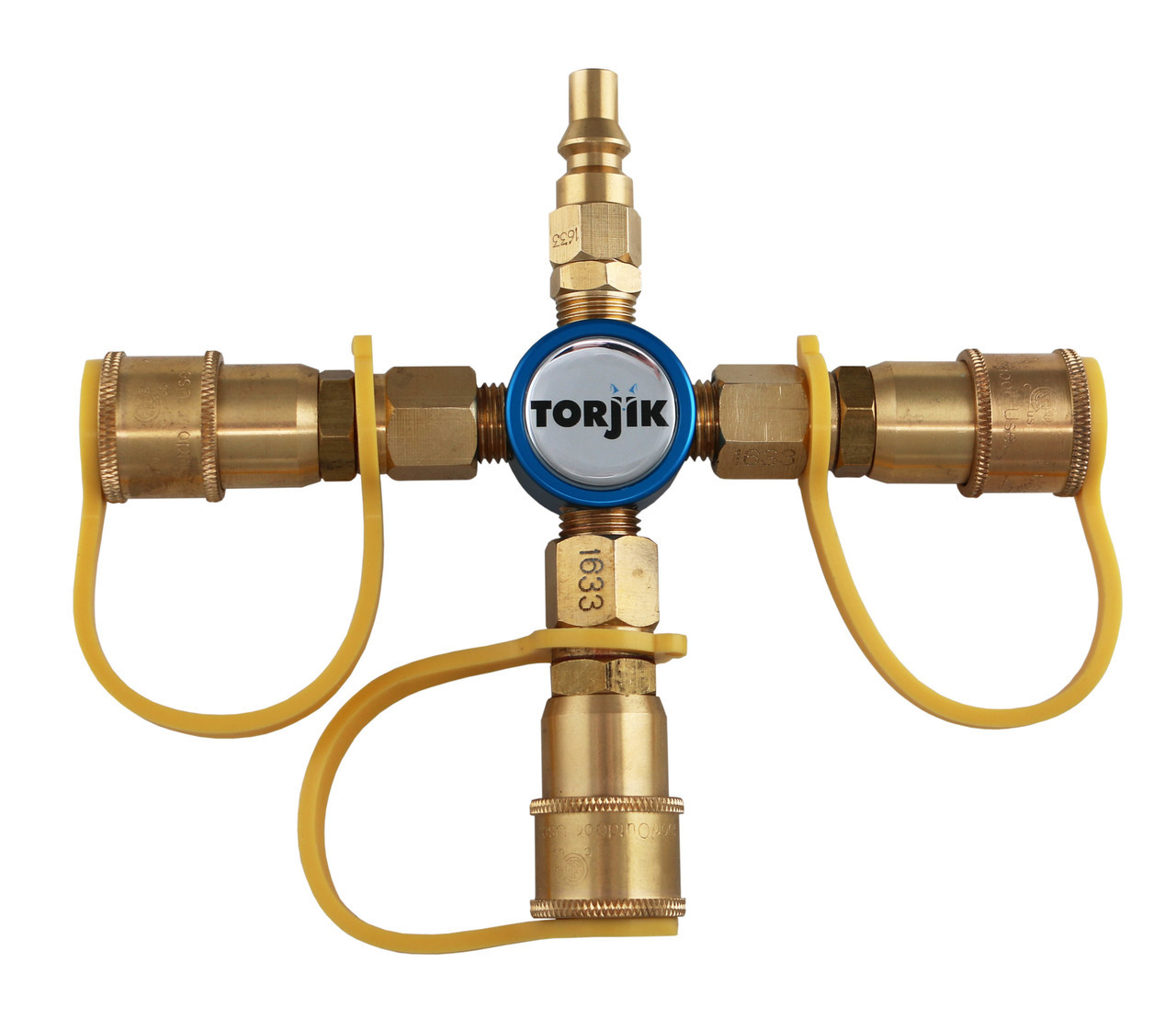 Quick•Cross Propane Quick-Connect Cross Adapter - 1/4 Quick•Cross Propane Quick-Connect Cross Adapter - 1/4