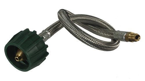 RV Type 1 X Inv. Flare Pigtail with Stainless Steel Overbraid