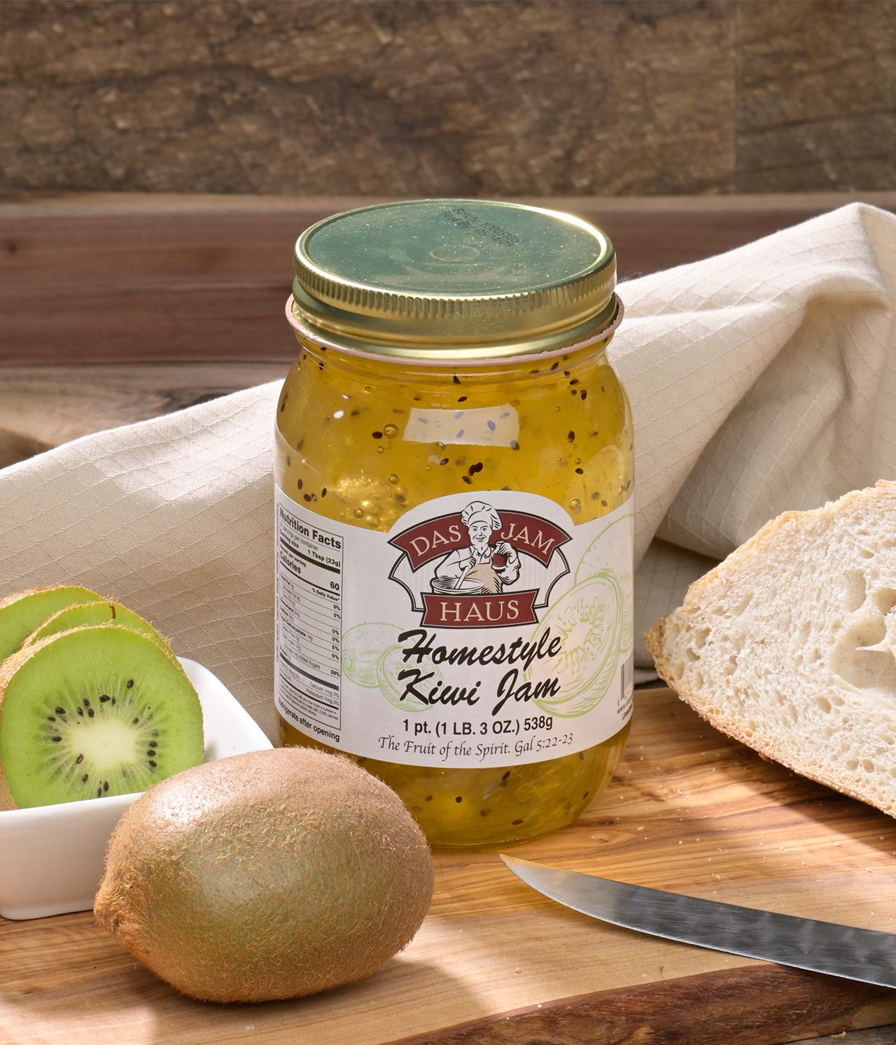 Homemade Kiwi Jam | Das Jam Haus in Limestone, Tennessee