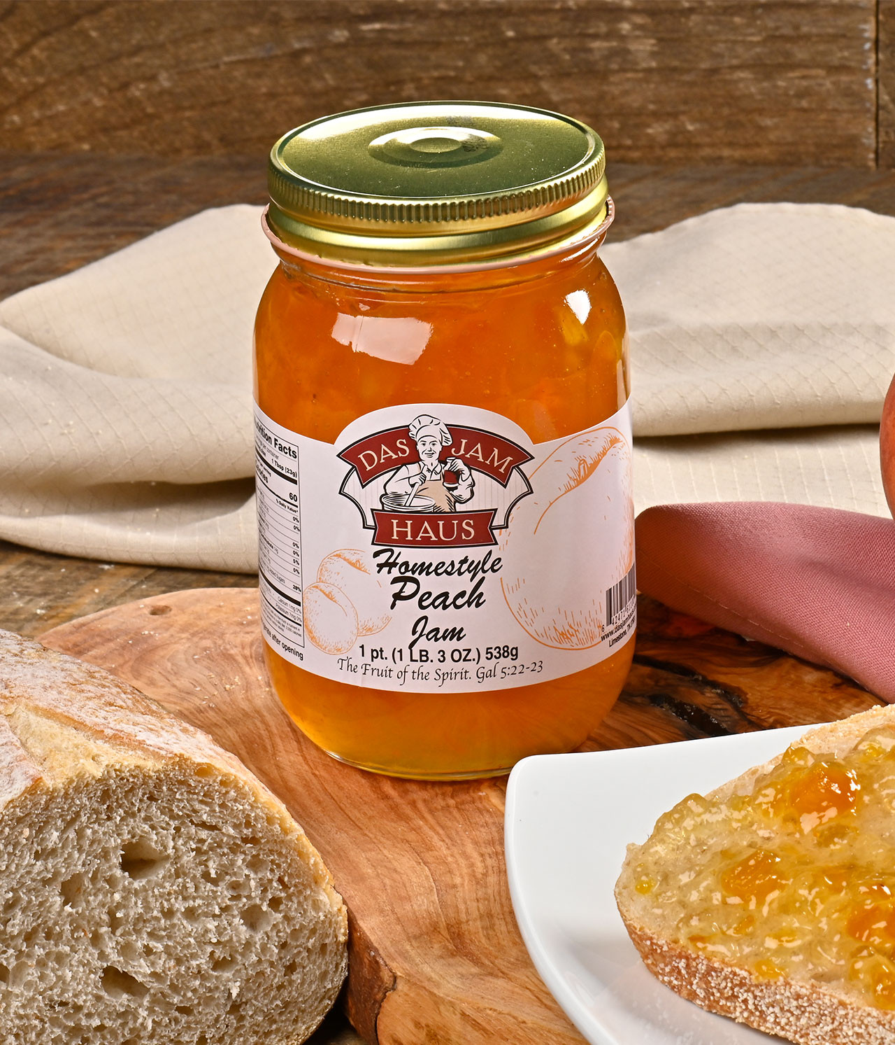 Small Batch Peach Jam | Das Jam Haus in Limestone, TN