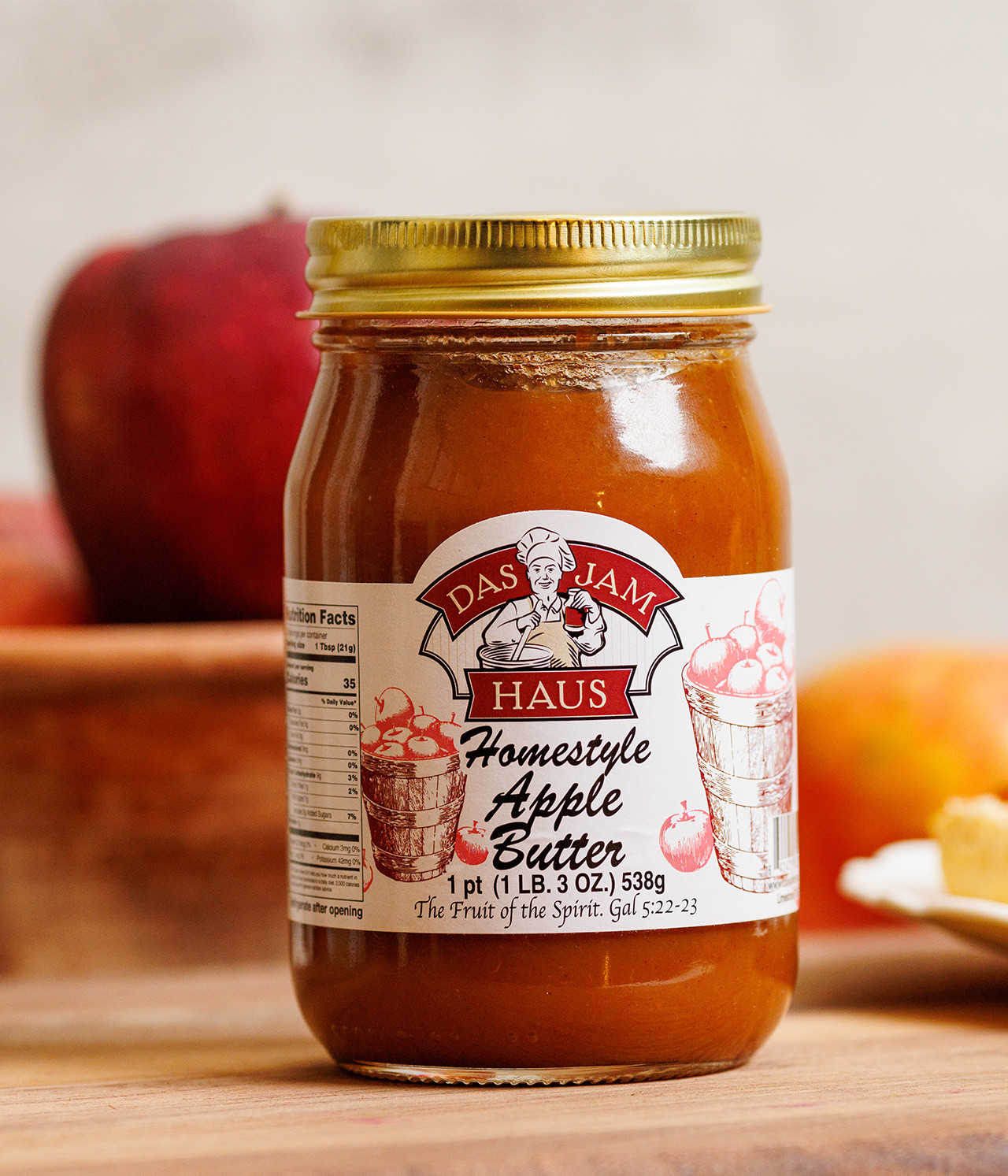 Homestyle Apple Butter Pint | Das Jam Haus in Limestone TN