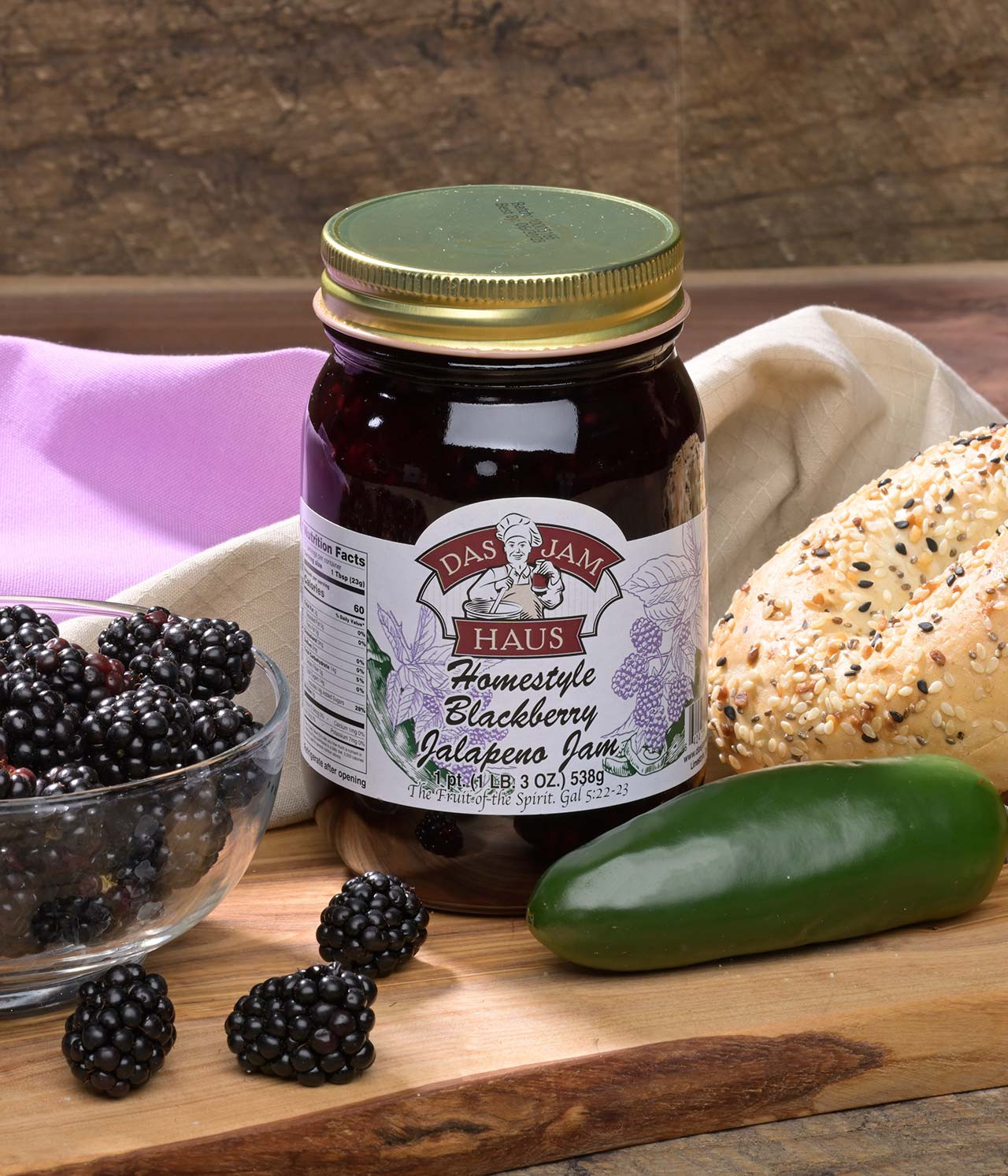 Blackberry Jalapeno Jam - Das Jam Haus