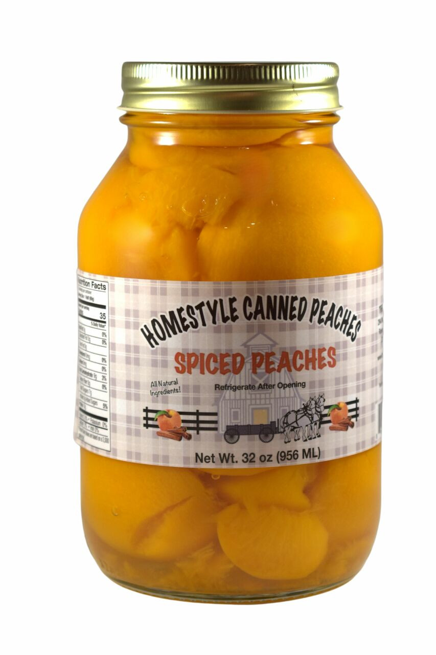 Spiced Peach Halves - Das Jam Haus